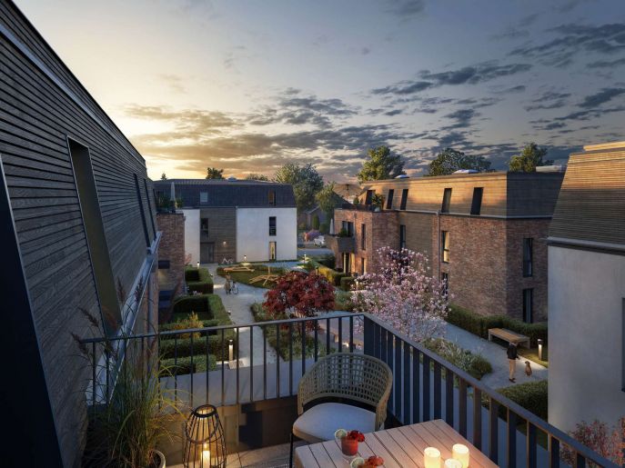 Abendstimmung Haus C